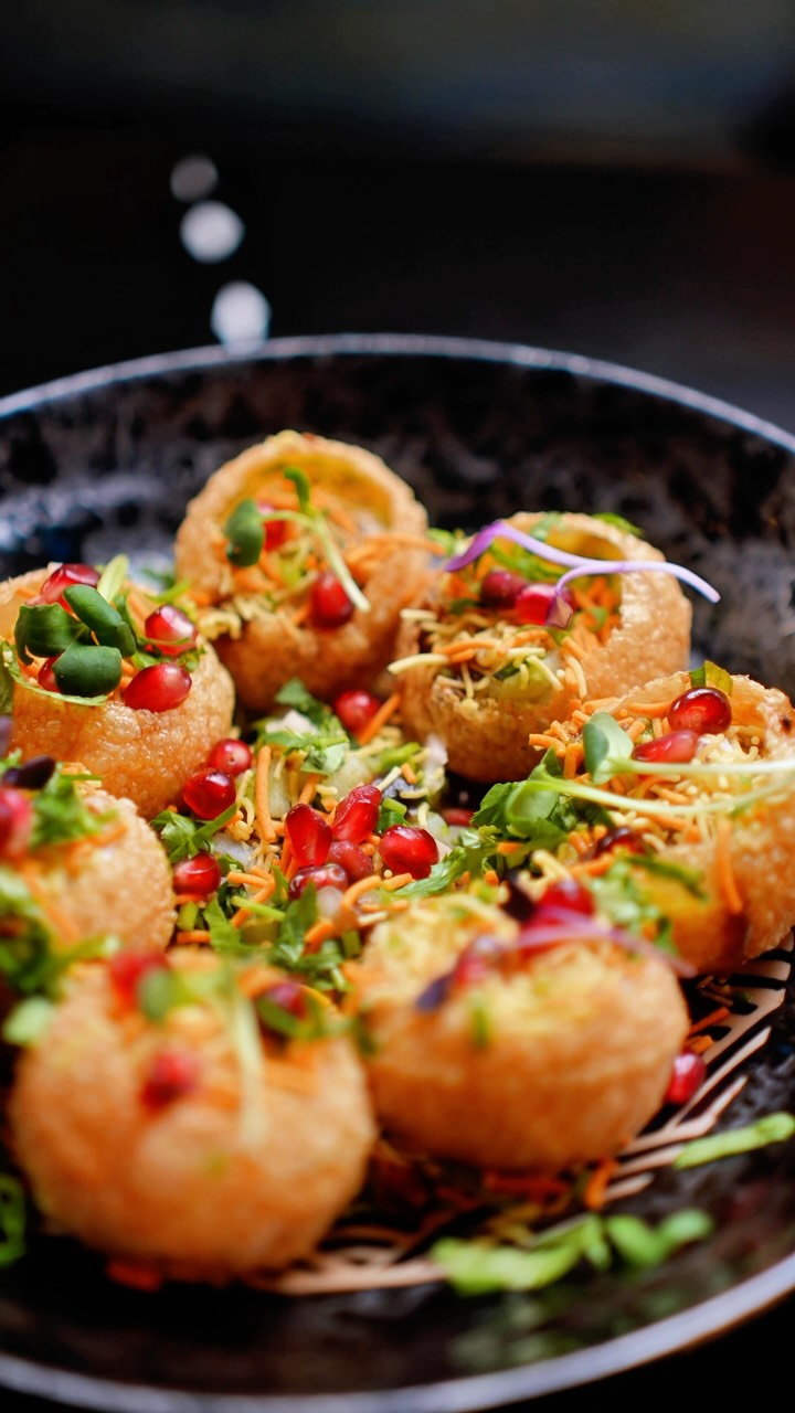 Bet you can’t have just one! Meet our Dahi Puri - a classic Mumbai street food and a favourite at Sula! Crispy puri shel