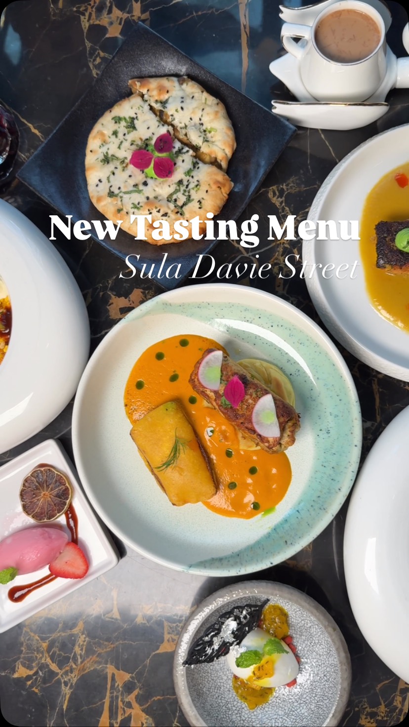 Just in time for the Holidays, Sula Davie Street’s Spice Route Tasting Menu has been reimagined with all-new dishes! Sev
